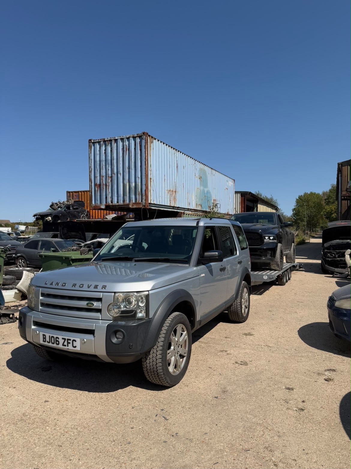 Vehicle collection from a trade yard